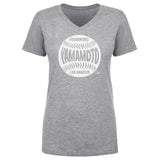 Yoshinobu Yamamoto Los Angeles D Baseball WHT