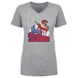 Kyle Schwarber Philadelphia Graffiti WHT