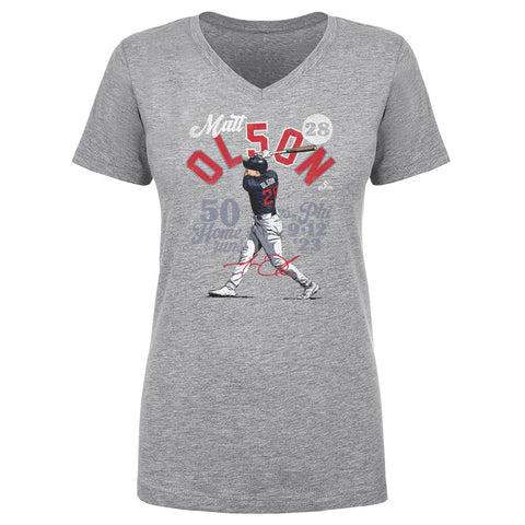 Matt Olson Atlanta 50 Homers WHT