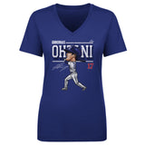 Shohei Ohtani Los Angeles D Cartoon WHT