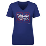 Mookie Betts Los Angeles D Number Script WHT