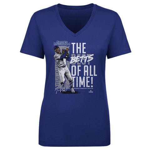 Mookie Betts Sports Illustrated & Los Angeles D Betts Of All Time WHT