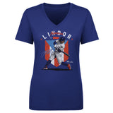 Francisco Lindor New York M Country Flag WHT