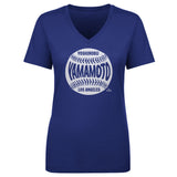 Yoshinobu Yamamoto Los Angeles D Baseball WHT