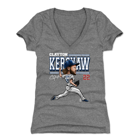 Clayton Kershaw Cartoon WHT
