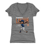 Francisco Lindor Cartoon WHT