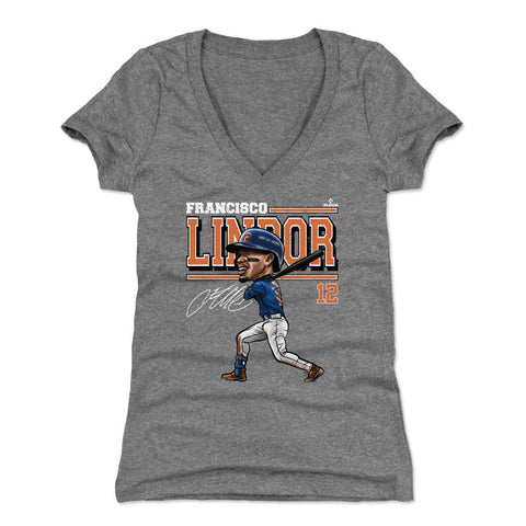 Francisco Lindor Cartoon WHT