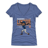 Francisco Lindor Cartoon WHT