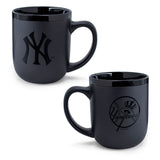 New York Yankees Black Matte Ceramic Mug 17 oz.