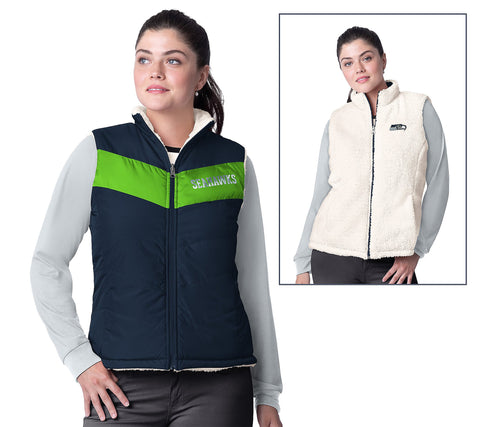 Seattle Seahawks Women's G-III Reversible Game Rule Vest