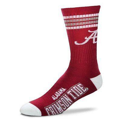 Alabama Crimson Tide 4 Stripe Socks - SOK Sports