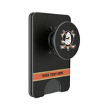 Anaheim Ducks Personalized Endzone Solid PopSockets MagSafe-Compatible PopWallet+