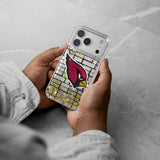Arizona Cardinals Brick Glitter Phone Case for Apple iPhone 17 Series