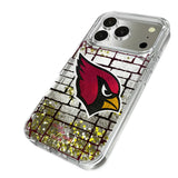 Arizona Cardinals Brick Glitter Phone Case for Apple iPhone