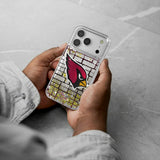 Arizona Cardinals Brick Glitter Phone Case for Apple iPhone