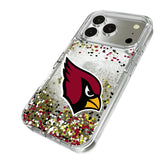 Arizona Cardinals Confetti Glitter Phone Case for Apple iPhone