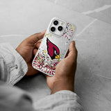 Arizona Cardinals Confetti Glitter Phone Case for Apple iPhone