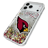 Arizona Cardinals Confetti Glitter Phone Case for Apple iPhone