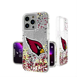 Arizona Cardinals Confetti Glitter Phone Case for Apple iPhone