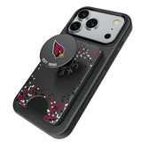 Arizona Cardinals Confetti PopSockets MagSafe-Compatible PopWallet+