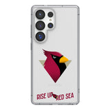 Arizona Cardinals Deco Clear Phone Case for Samsung Galaxy
