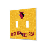 Arizona Cardinals Deco Hidden-Screw Light Switch Plate
