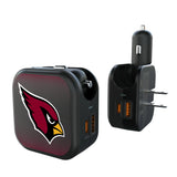 Arizona Cardinals Linen 2 in 1 USB A/C Charger