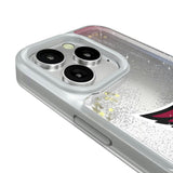 Arizona Cardinals Linen Glitter Phone Case for Apple iPhone