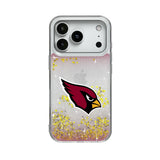 Arizona Cardinals Linen Glitter Phone Case for Apple iPhone