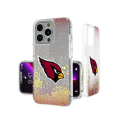 Arizona Cardinals Linen Glitter Phone Case for Apple iPhone