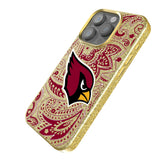 Arizona Cardinals Paisley Bling Phone Case for Apple iPhone
