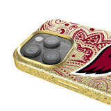Arizona Cardinals Paisley Bling Phone Case for Apple iPhone
