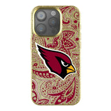 Arizona Cardinals Paisley Bling Phone Case for Apple iPhone