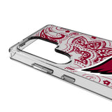 Arizona Cardinals Paisley Clear Phone Case for Samsung Galaxy