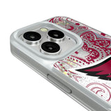 Arizona Cardinals Paisley Glitter Phone Case for Apple iPhone
