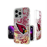 Arizona Cardinals Paisley Glitter Phone Case for Apple iPhone