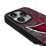 Arizona Cardinals Paisley MagSafe Compatible Phone Case for Apple iPhone