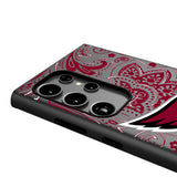 Arizona Cardinals Paisley MagSafe Compatible Phone Case for Samsung Galaxy
