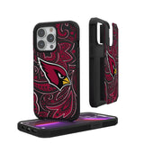 Arizona Cardinals Paisley Rugged Phone Case for Apple iPhone