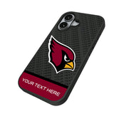 Arizona Cardinals Personalized EndZone Plus Bump Phone Case for Apple iPhone
