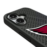 Arizona Cardinals Personalized EndZone Plus Bump Phone Case for Apple iPhone
