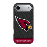 Arizona Cardinals Personalized EndZone Plus Bump Phone Case for Apple iPhone