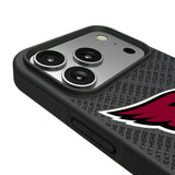 Arizona Cardinals Personalized EndZone Plus Bump Phone Case for Apple iPhone