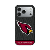 Arizona Cardinals Personalized EndZone Plus Bump Phone Case for Apple iPhone 17 Series