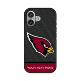 Arizona Cardinals Personalized EndZone Plus Bump Phone Case for Apple iPhone