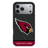 Arizona Cardinals Personalized EndZone Plus Bump Phone Case for Apple iPhone