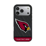 Arizona Cardinals Personalized EndZone Plus Bump Phone Case for Apple iPhone