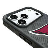 Arizona Cardinals Personalized EndZone Plus Bump Phone Case for Apple iPhone