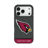 Arizona Cardinals Personalized EndZone Plus Bump Phone Case for Apple iPhone