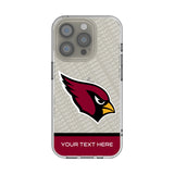 Arizona Cardinals Personalized EndZone Plus Clear Phone Case for Apple iPhone